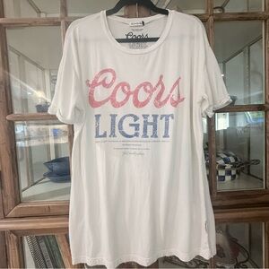Coors Light Graphic Tee The Laundry Room x Coors Oversized Small